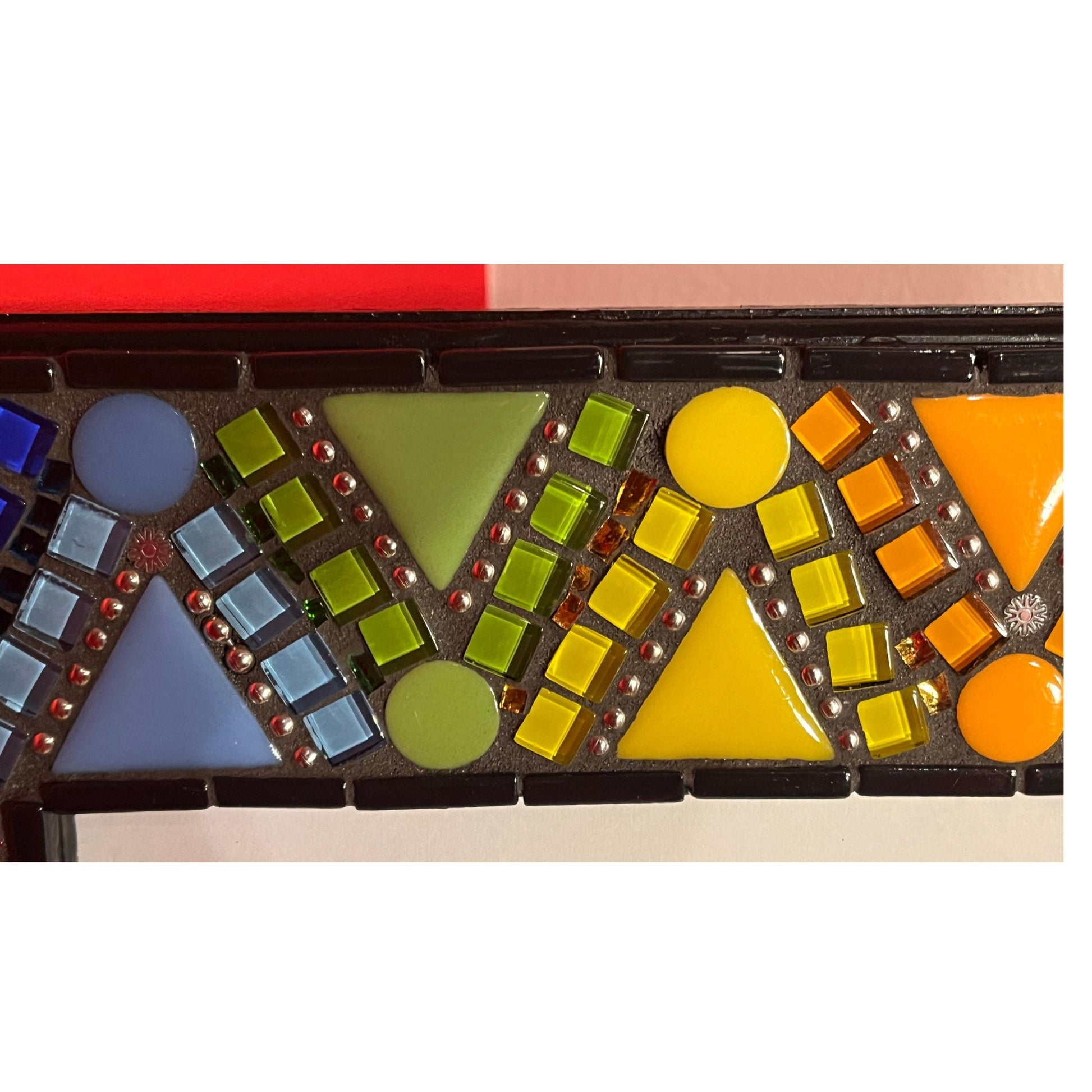 Mosaic Photo Frame/8" x 10"/Rainbow/READY TO SHIP - PHOTO FRAMES