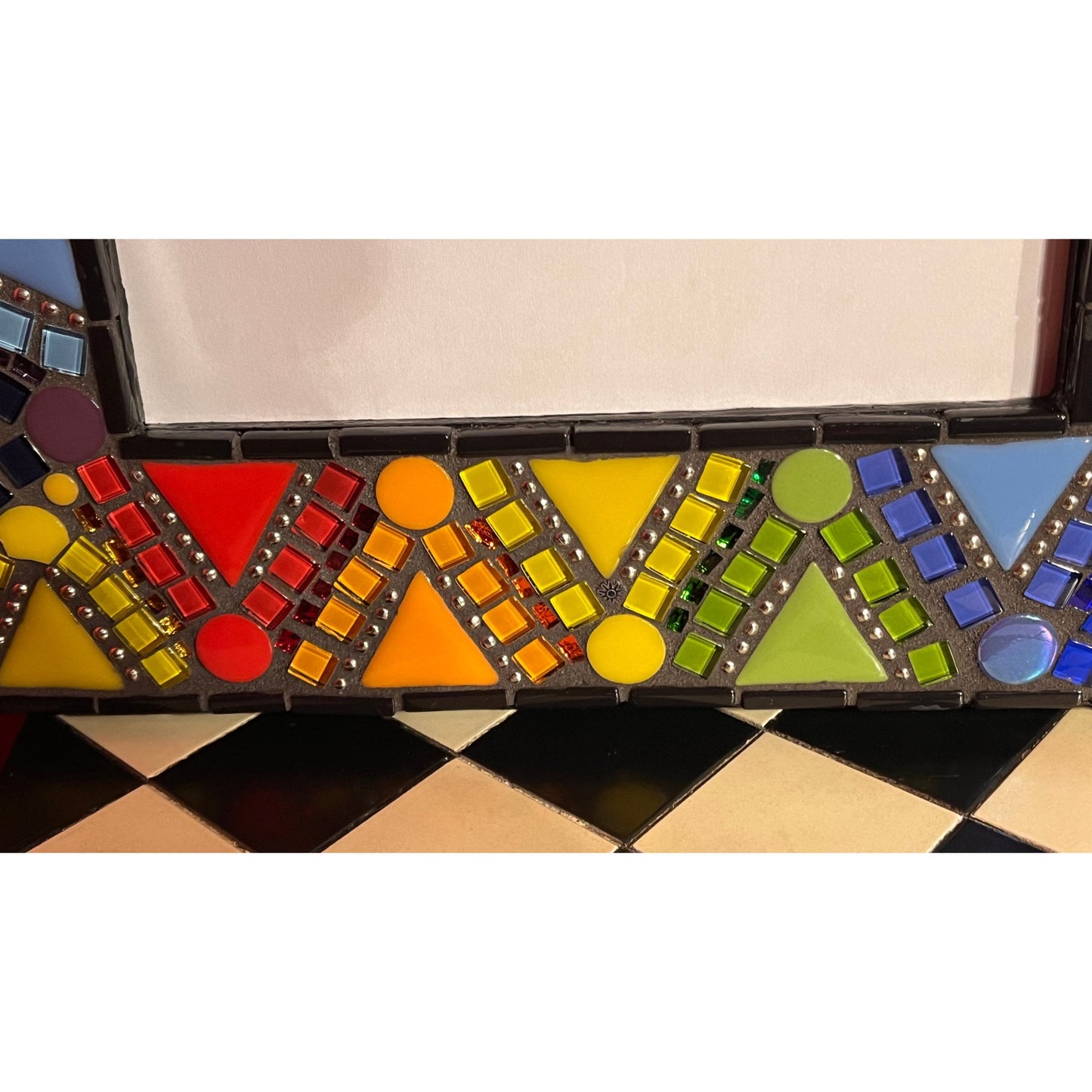 Mosaic Photo Frame/8" x 10"/Rainbow/READY TO SHIP - PHOTO FRAMES