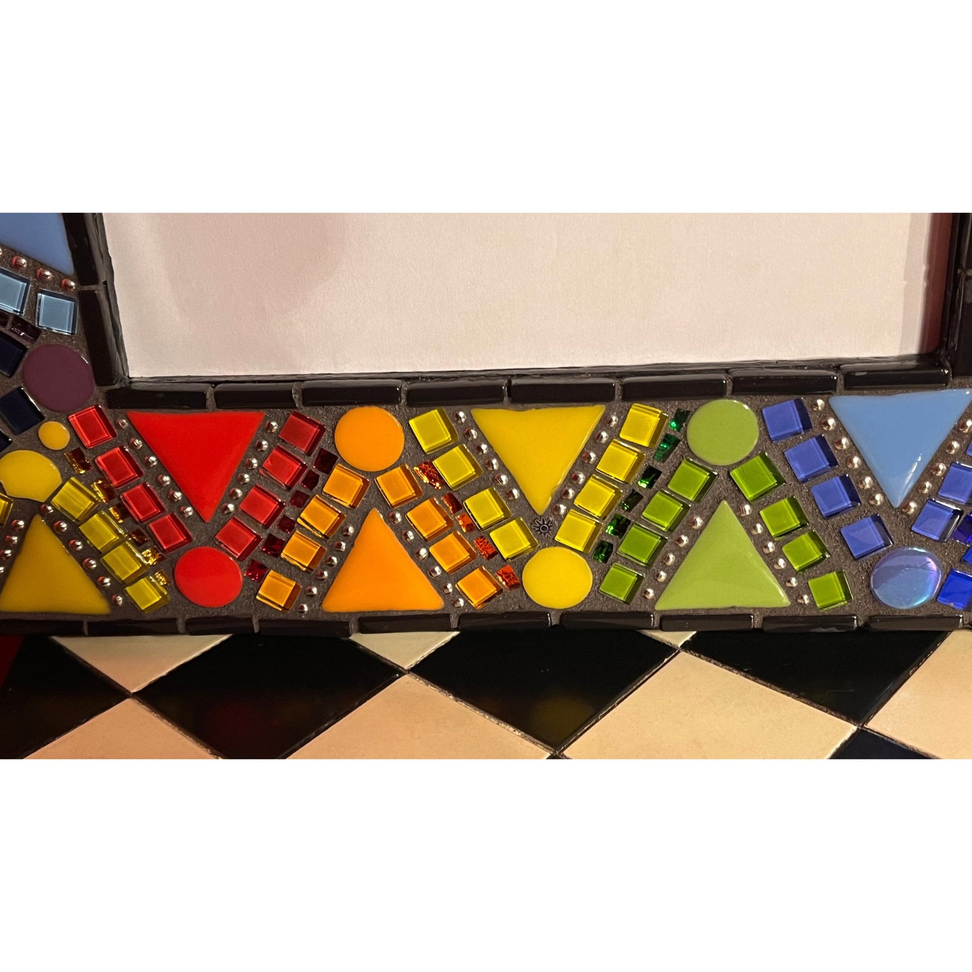 Mosaic Photo Frame/8" x 10"/Rainbow/READY TO SHIP - PHOTO FRAMES