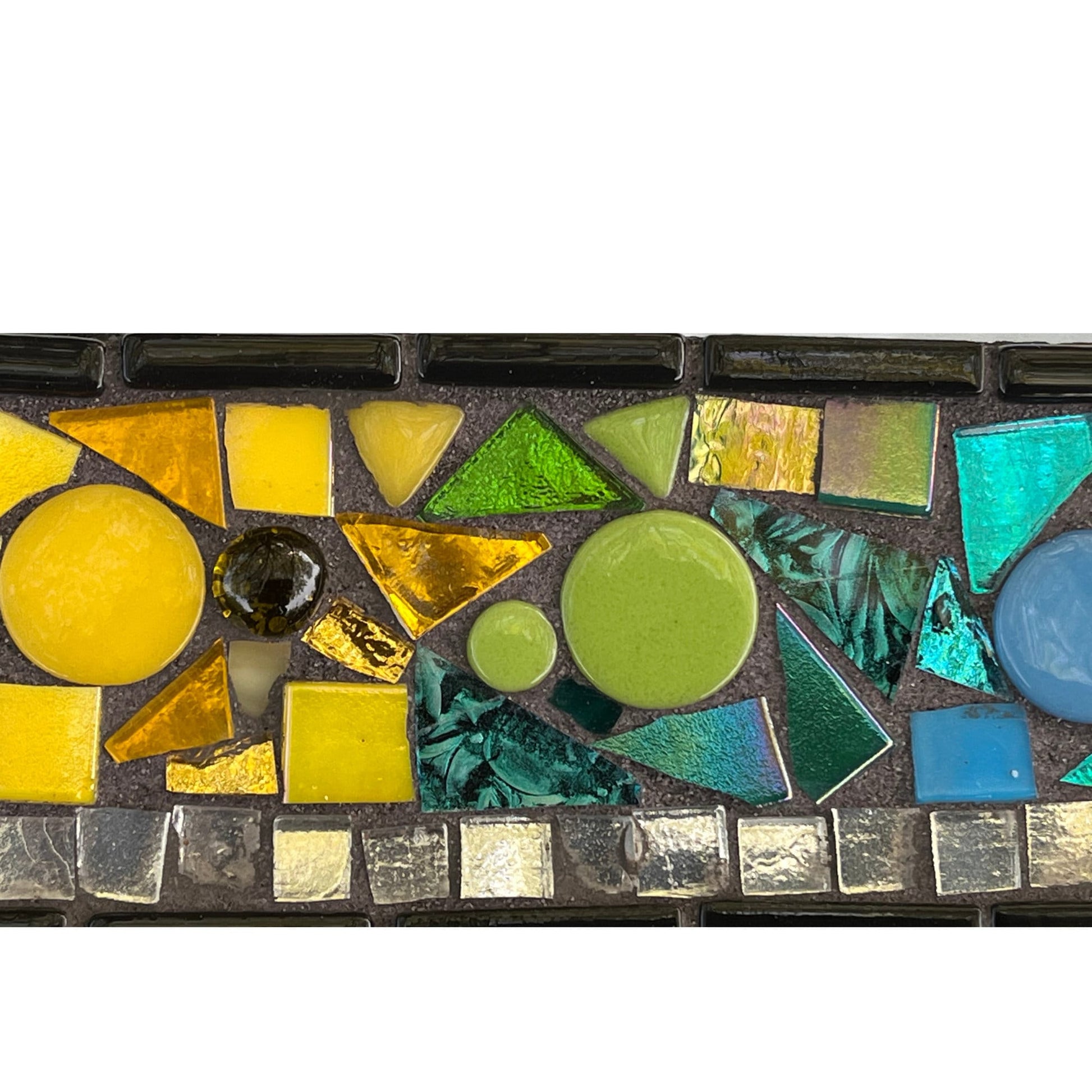 MOSAIC PHOTO FRAME/ 5" X 7" Rainbow-esque - PHOTO FRAMES