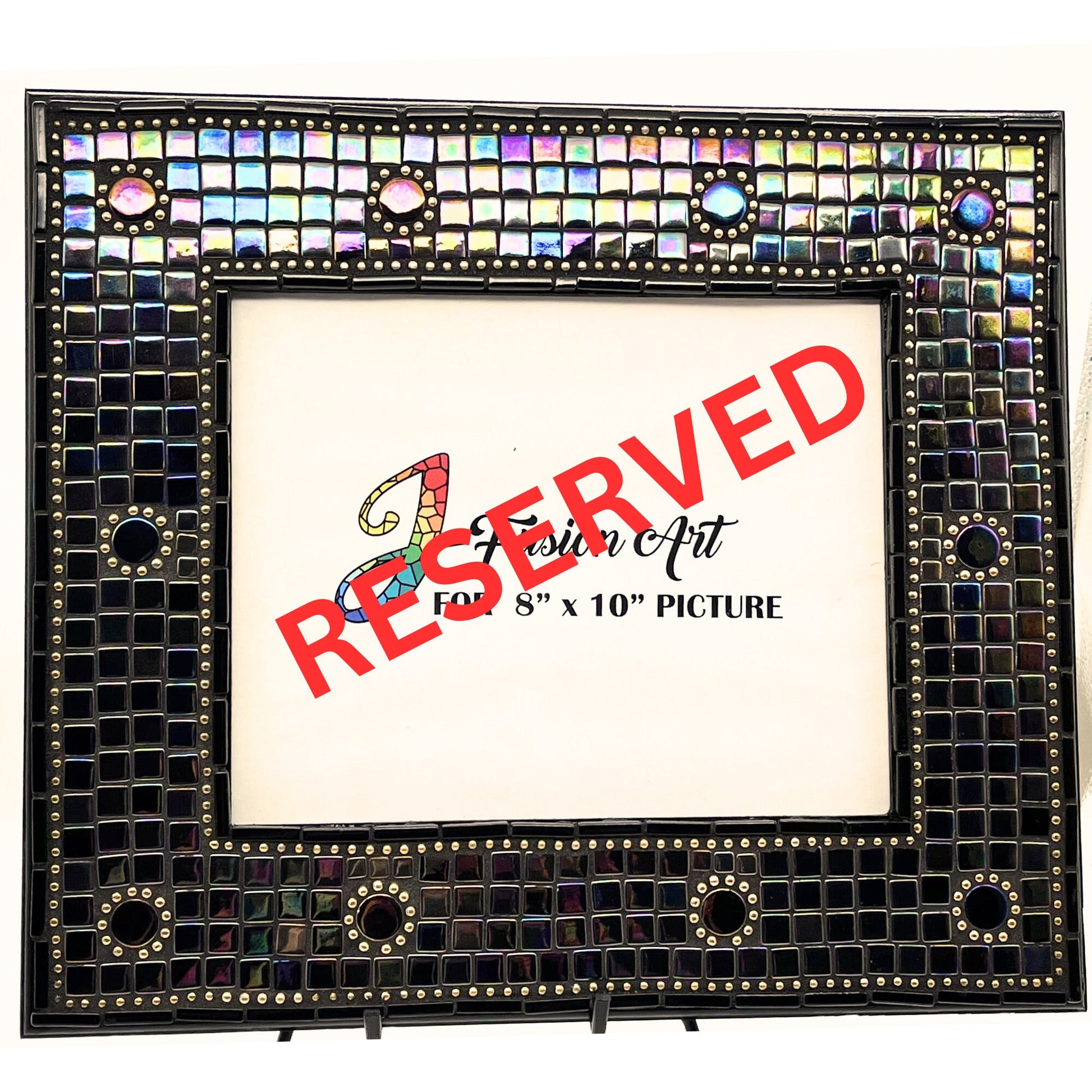 RESERVED-Black Opal Photo Frame/8x10 - PHOTO FRAMES
