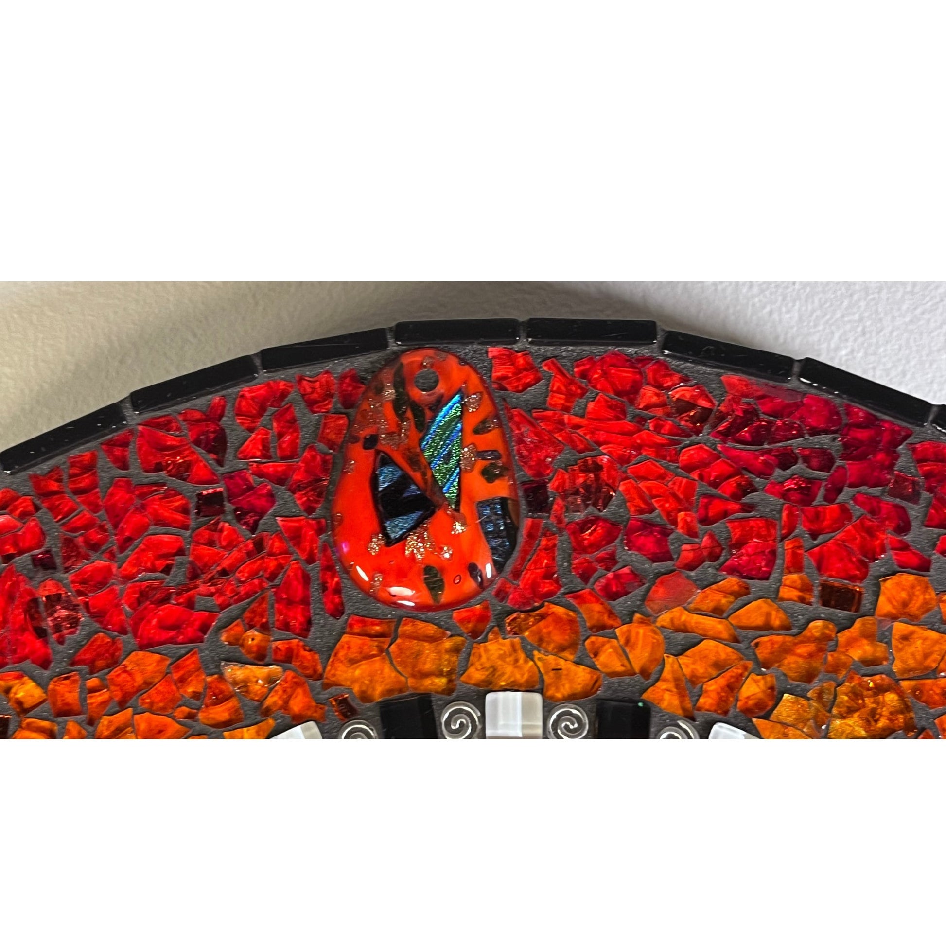 Rainbow 14" Mirror | Tempered Glass & Mosaic | Sparkling Beauty -