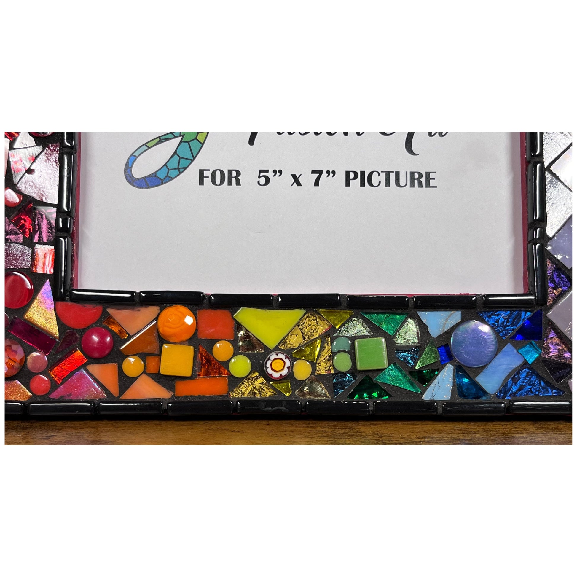 MOSAIC PHOTO FRAME| 5" x 7" | Rainbow texture! Best Seller! - PHOTO FRAMES