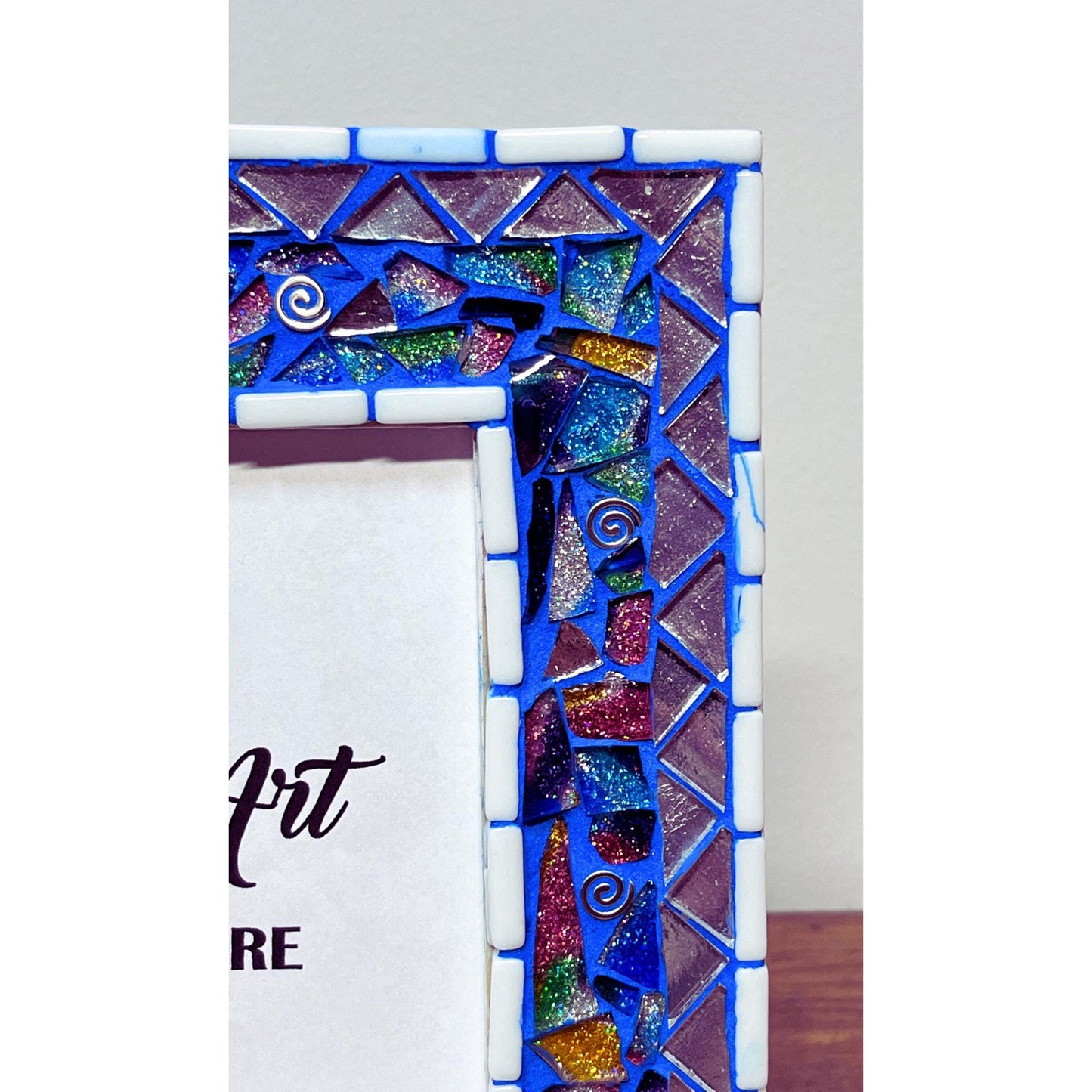 5"X7" 'WEDDING GLASS' Picture Frame |**Cusom Order for Zecca** -
