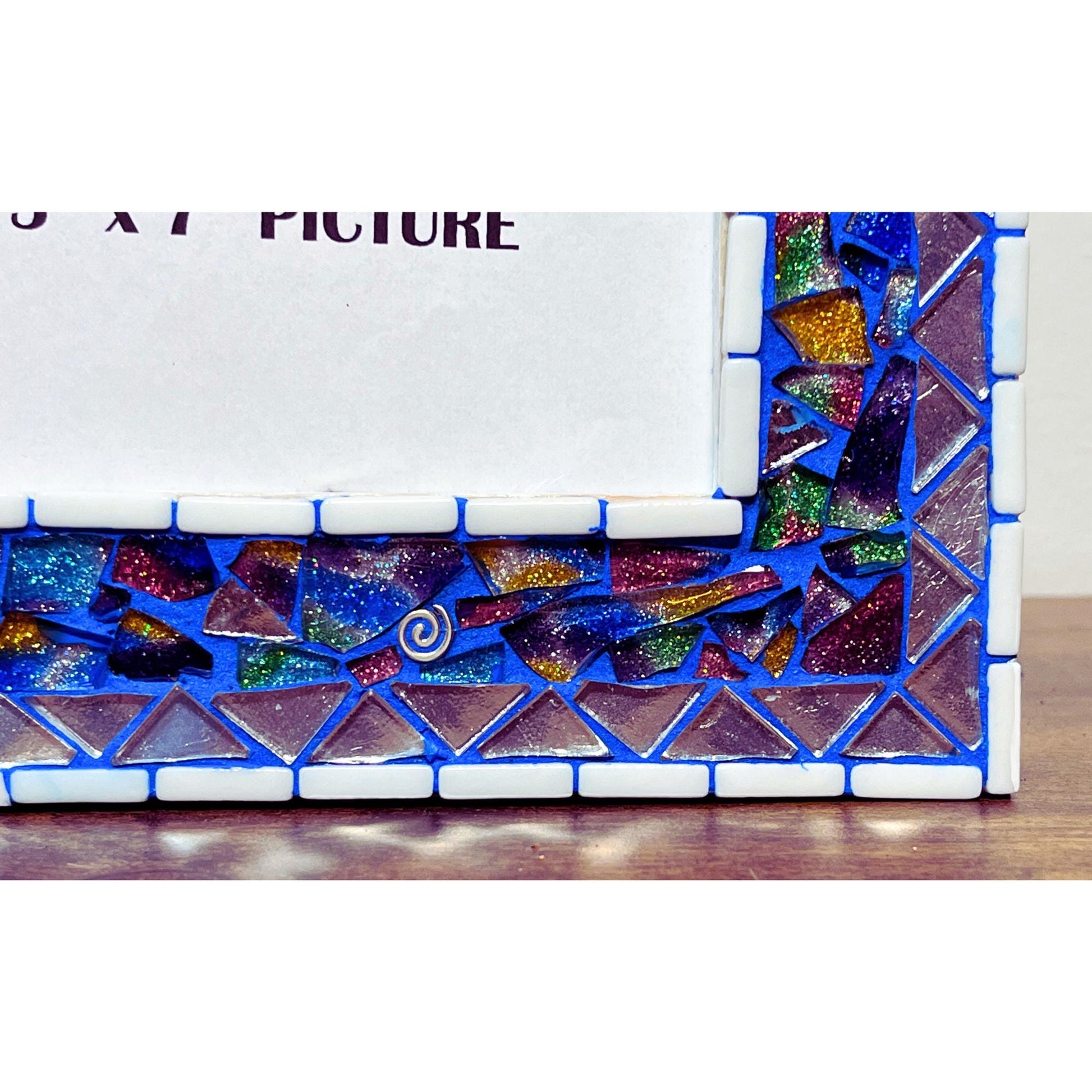 5"X7" 'WEDDING GLASS' Picture Frame |**Cusom Order for Zecca** -