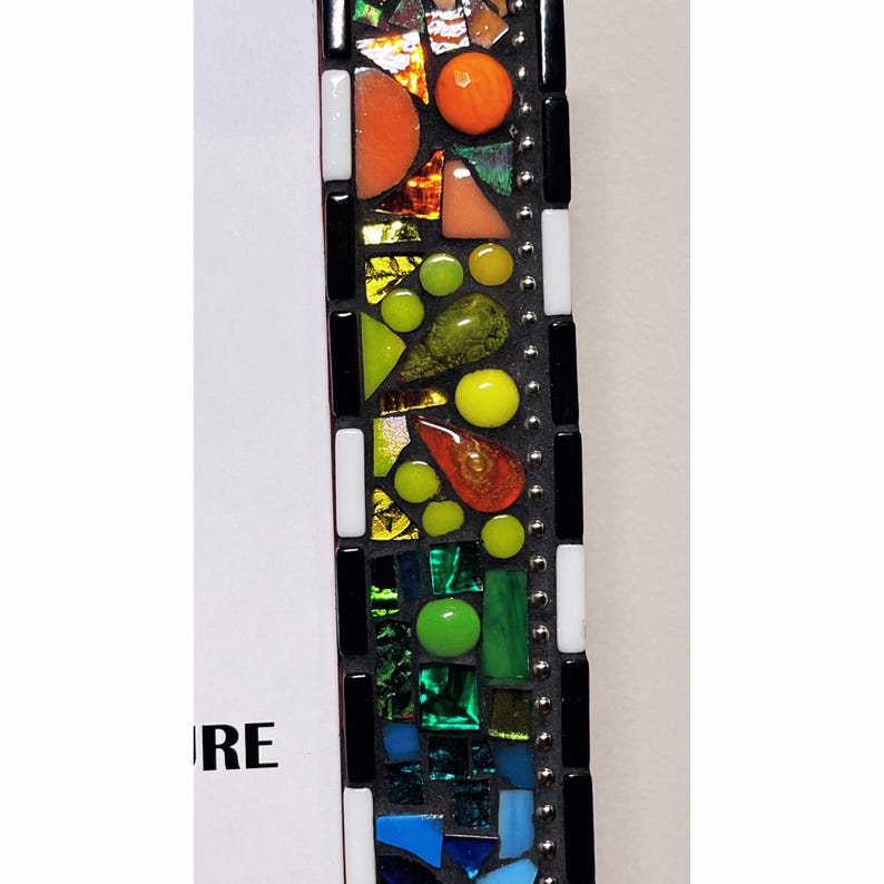 Rainbow Mosaic Photo Frame | 8" x 10" | Rainbow Patchwork. Lots of texture. Bestseller!