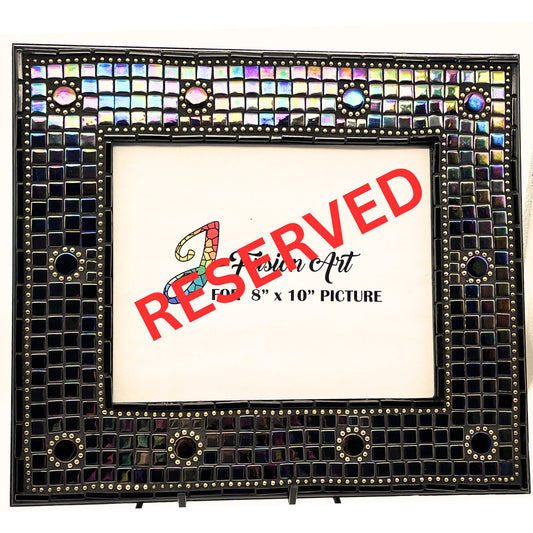 RESERVED-Black Opal Photo Frame/8x10 - PHOTO FRAMES