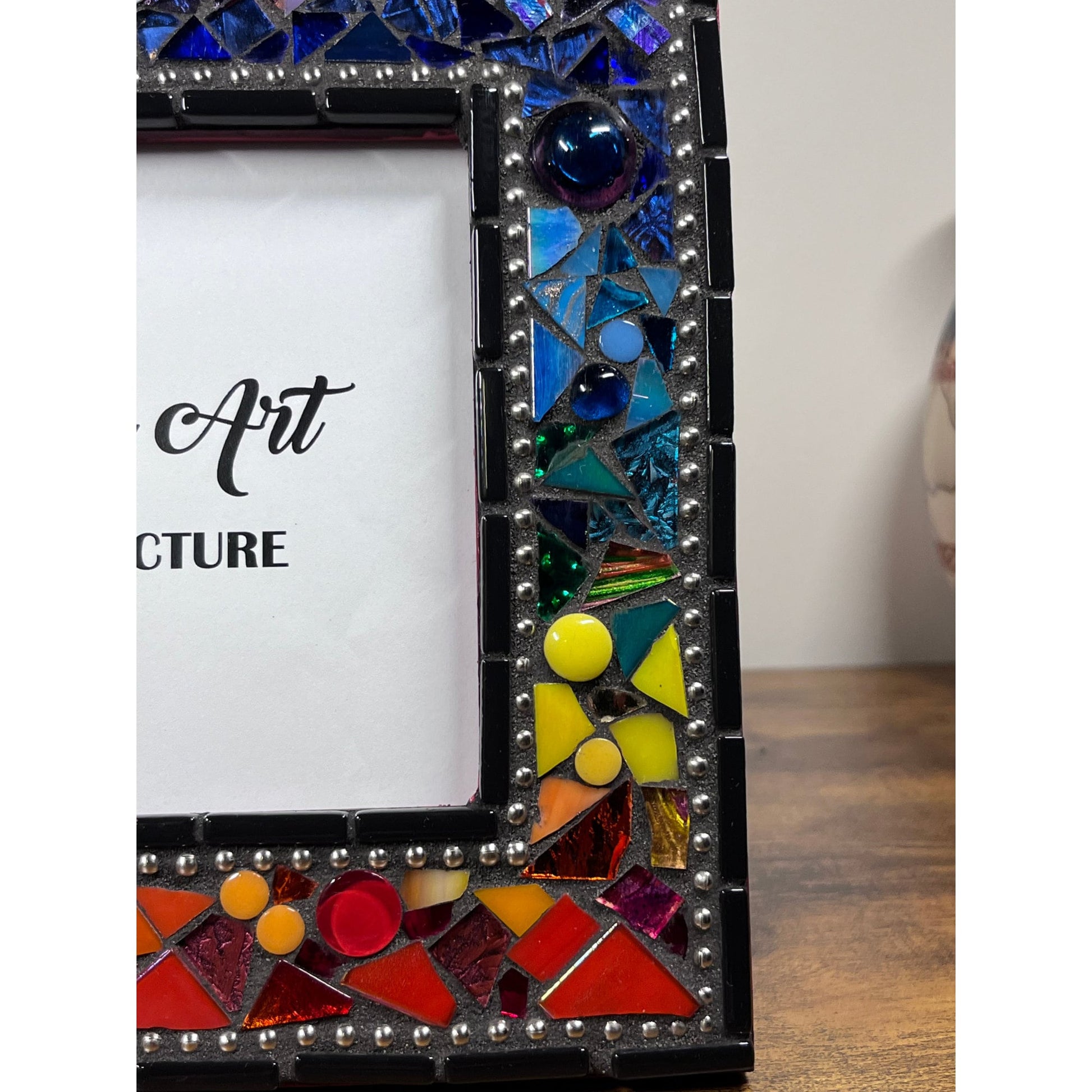 MOSAIC PHOTO FRAME| 5" x 7" | Rainbow Revisited | Bestseller | Unique - PHOTO FRAMES