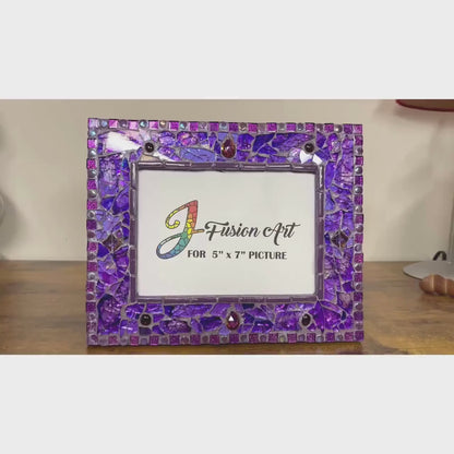 Purple Photo Frame / 5 x 7